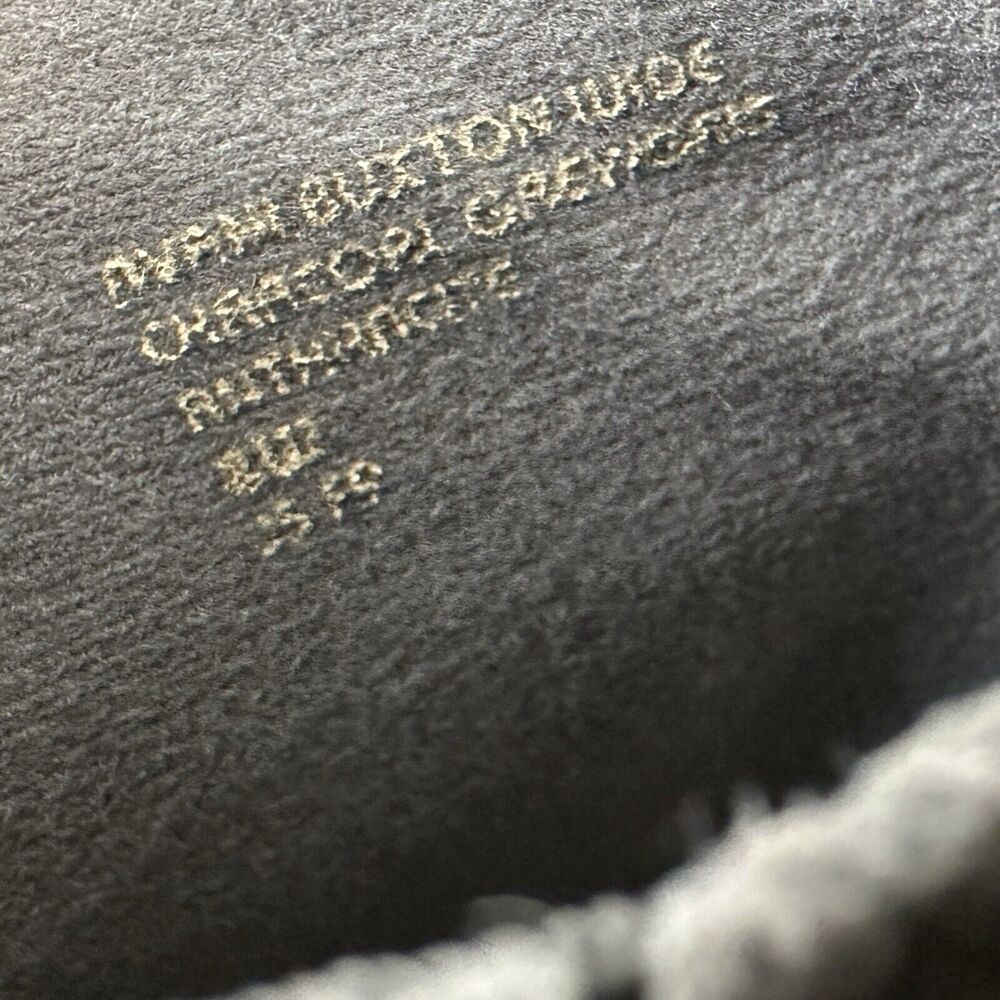 Earth Avani Buxton Gray‎ Ankle Boots Suede Leather Burnished Zip Size 8 Wide - Picture 10 of 10